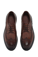 Erkek Taba Bağcıklı Deri Casual Ayakkabı | Derimod Erkek Taba Bağcıklı Deri Casual Ayakkabı | Derimod