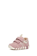 Geox Kız Bebek Pembe Iupidoo Bantlı Deri Sneaker | Derimod Geox Kız Bebek Pembe Iupidoo Bantlı Deri Sneaker | Derimod