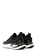 Derimod Zero Men's Black Lace-Up Thick Soled Fabric Sneaker | Derimod Derimod Zero Men's Black Lace-Up Thick Soled Fabric Sneaker | Derimod