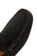 Erkek Haki Süet Deri Loafer | Derimod Erkek Haki Süet Deri Loafer | Derimod