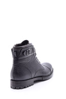 Men's Buckle Detailed Leather Boots | Derimod Men's Buckle Detailed Leather Boots | Derimod