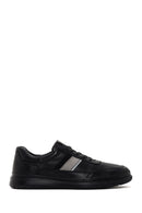 Men's Black Lace-up Leather Sneaker | Derimod Men's Black Lace-up Leather Sneaker | Derimod