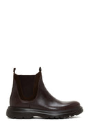 Men's Brown Leather Chelsea Boots | Derimod Men's Brown Leather Chelsea Boots | Derimod