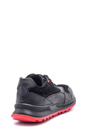 Men's Suede Detailed Leather Sneaker | Derimod Men's Suede Detailed Leather Sneaker | Derimod