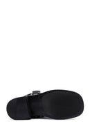 Women's Black Leather Buckle Boots | Derimod Women's Black Leather Buckle Boots | Derimod