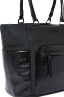 Kadın Siyah Uzun Askılı Kol Çantası | Derimod Kadın Siyah Uzun Askılı Kol Çantası | Derimod