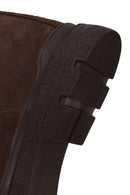 Male Brown Zip Closure Suede Boots | Derimod Male Brown Zip Closure Suede Boots | Derimod
