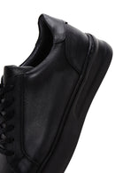 Men's Black Leather Sneaker | Derimod Men's Black Leather Sneaker | Derimod