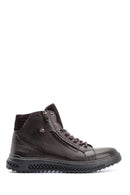 Men's Zipper Detailed Leather Boots | Derimod Men's Zipper Detailed Leather Boots | Derimod