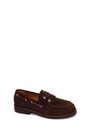 Woman Brown Lace-up Suede Casual Shoes | Derimod Woman Brown Lace-up Suede Casual Shoes | Derimod