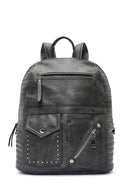 Women's Gray Metal Detailed Backpack | Derimod Women's Gray Metal Detailed Backpack | Derimod