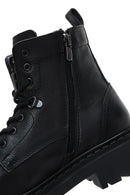 Men's Black Leather Zippered Casual Boots | Derimod Men's Black Leather Zippered Casual Boots | Derimod