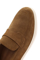 Erkek Taba Süet Deri Casual Loafer | Derimod Erkek Taba Süet Deri Casual Loafer | Derimod