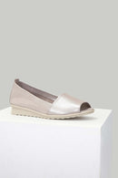 Kahverengi Burnu Açık Kadın Deri Ayakkabı | Derimod Kahverengi Burnu Açık Kadın Deri Ayakkabı | Derimod