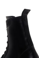 Women's Black Zippered Leather Boots | Derimod Women's Black Zippered Leather Boots | Derimod