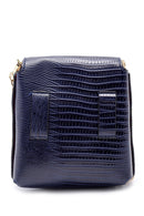 Kadın Lacivert Suni Deri Çapraz Çanta | Derimod Kadın Lacivert Suni Deri Çapraz Çanta | Derimod