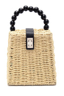 Women's Straw Detailed Handbag | Derimod Women's Straw Detailed Handbag | Derimod