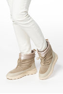 Geox Women's Mink Spherica 4x4 Abx Waterproof Leather Outdoor Boots | Derimod Geox Women's Mink Spherica 4x4 Abx Waterproof Leather Outdoor Boots | Derimod