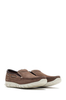 Erkek Vizon Nubuk Deri Casual Loafer | Derimod Erkek Vizon Nubuk Deri Casual Loafer | Derimod