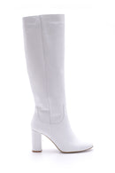 Women's Heeled Leather Boots | Derimod Women's Heeled Leather Boots | Derimod