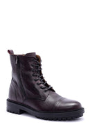 Men's Zippered Leather Boots | Derimod Men's Zippered Leather Boots | Derimod