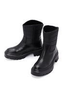 Women's Black Thick Soled Casual Boots | Derimod Women's Black Thick Soled Casual Boots | Derimod