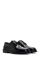 Men's Black Laced Leather Classic Shoes | Derimod Men's Black Laced Leather Classic Shoes | Derimod