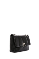 Women's Black Long Strap Classic Shoulder Bag | Derimod Women's Black Long Strap Classic Shoulder Bag | Derimod