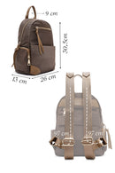 Kadın Kahverengi Kumaş Sırt Çantası | Derimod Kadın Kahverengi Kumaş Sırt Çantası | Derimod