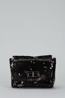 Black Sequin Women's Clutch Bag | Derimod Black Sequin Women's Clutch Bag | Derimod