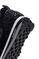 Alberto Guardiani Women's Black Wen Thick Soled Stone Sneaker | Derimod Alberto Guardiani Women's Black Wen Thick Soled Stone Sneaker | Derimod