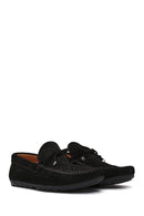 Erkek Siyah Süet Deri Casual Loafer | Derimod Erkek Siyah Süet Deri Casual Loafer | Derimod