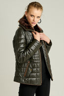 Linda Kadın Deri Ceket | Derimod Linda Kadın Deri Ceket | Derimod