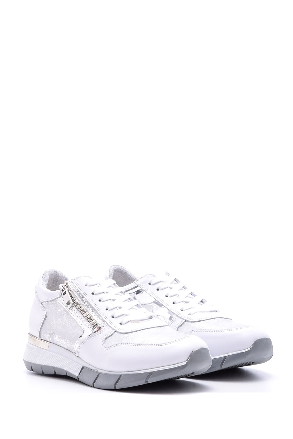 Kadın Fermuar Detaylı Sneaker