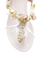 Women's Shell Detailed Sandals | Derimod Women's Shell Detailed Sandals | Derimod