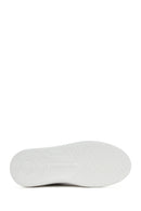 Men's White Lace-up Leather Sneaker | Derimod Men's White Lace-up Leather Sneaker | Derimod