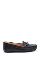Kadın Deri Zincir Detaylı Loafer | Derimod Kadın Deri Zincir Detaylı Loafer | Derimod