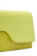 Kadın Yeşil Uzun Askılı Zincir Detaylı Mini Kol Çantası | Derimod Kadın Yeşil Uzun Askılı Zincir Detaylı Mini Kol Çantası | Derimod