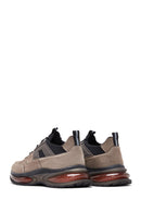 Men's Leather Nubuck Sneaker | Derimod Men's Leather Nubuck Sneaker | Derimod