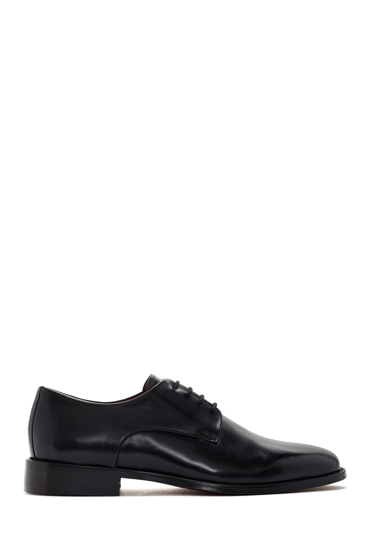 Erkek Siyah Bağcıklı Deri Klasik Ayakkabı 24SFD635018 | Derimod