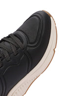 Skechers Kadın Siyah Bobs Arch Bağcıklı Kalın Tabanlı Deri Sneaker | Derimod Skechers Kadın Siyah Bobs Arch Bağcıklı Kalın Tabanlı Deri Sneaker | Derimod