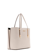 Women's Cream Long Strap Classic Shoulder Bag | Derimod Women's Cream Long Strap Classic Shoulder Bag | Derimod