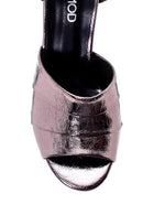 Kadın Gümüş Topuklu Ayakkabı | Derimod Kadın Gümüş Topuklu Ayakkabı | Derimod