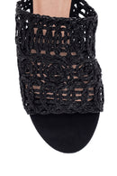 Women's Braided Heeled Slippers | Derimod Women's Braided Heeled Slippers | Derimod
