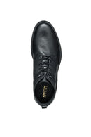 Geox Men's Black Terence Lace-Up Leather Combat Boots | Derimod Geox Men's Black Terence Lace-Up Leather Combat Boots | Derimod