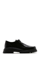 Women's Black Lace-Up Leather Casual Shoes | Derimod Women's Black Lace-Up Leather Casual Shoes | Derimod