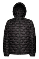 Geox Men's Black Ascanio Hooded Coat | Derimod Geox Men's Black Ascanio Hooded Coat | Derimod