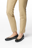 Geox Kadın Siyah Annytah Toka Detaylı Deri Babet | Derimod Geox Kadın Siyah Annytah Toka Detaylı Deri Babet | Derimod