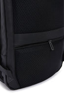 D-Pack Unisex Black Technological Fabric Hardcase Backpack | Derimod D-Pack Unisex Black Technological Fabric Hardcase Backpack | Derimod