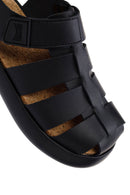 Camper Erkek Siyah Pelotas Flota Deri Sandalet | Derimod Camper Erkek Siyah Pelotas Flota Deri Sandalet | Derimod